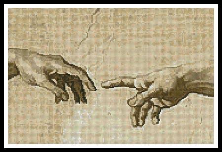 click here to view larger image of Creation Of Adam  (Michelangelo) (chart)
