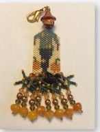 click here to view larger image of Scared Crow Fob (bead kit)