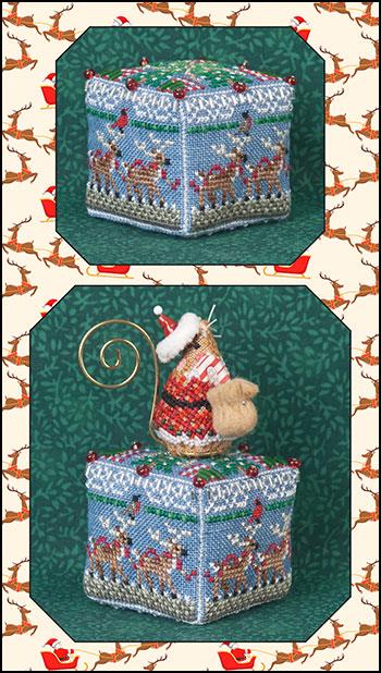 click here to view larger image of 8 Tiny Reindeer Cube and Embellishments (None Selected)