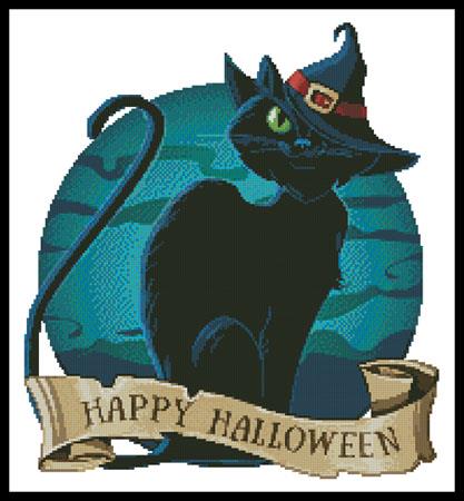 click here to view larger image of Halloween Cat  (Olga Grig) (chart)