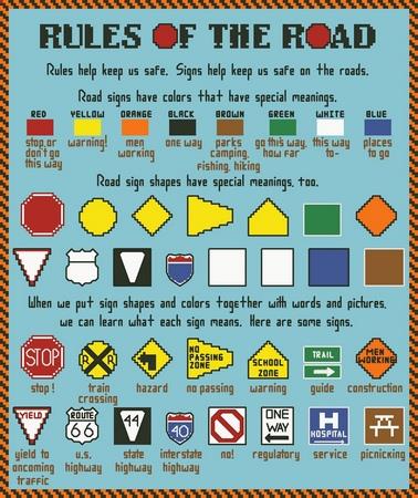 click here to view larger image of Rules Of The Road (chart)
