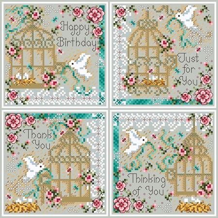 click here to view larger image of Birdcage Cards (chart)