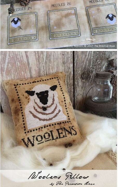 click here to view larger image of Woolens Pillow (chart)