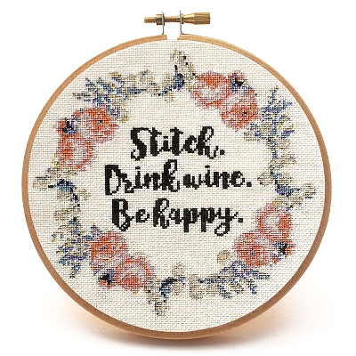 click here to view larger image of Stitch and Drink Wine (chart)