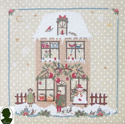 click here to view larger image of Christmas Avenue - Family House  (chart)