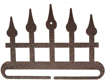 click here to view larger image of Iron Fence Split Bottom Bellpull - Copper Vein - 6in (accessory)
