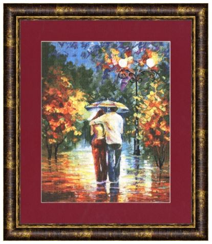 click here to view larger image of Romantic Walk (counted cross stitch kit)