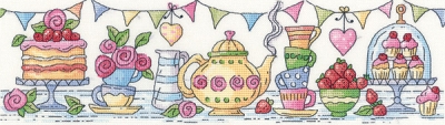 click here to view larger image of Afternoon Tea (Aida) (counted cross stitch kit)