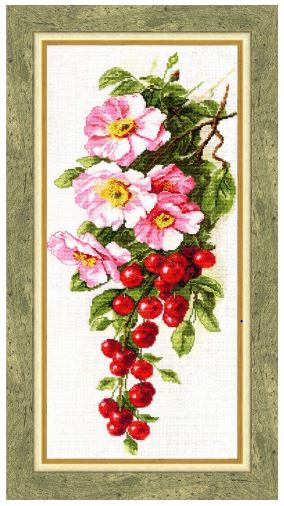 click here to view larger image of Ripe Cherry (counted cross stitch kit)