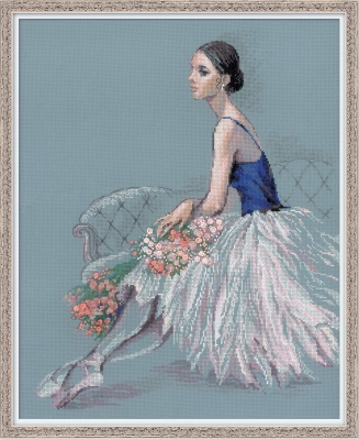 click here to view larger image of Ballet Dancer (counted cross stitch kit)
