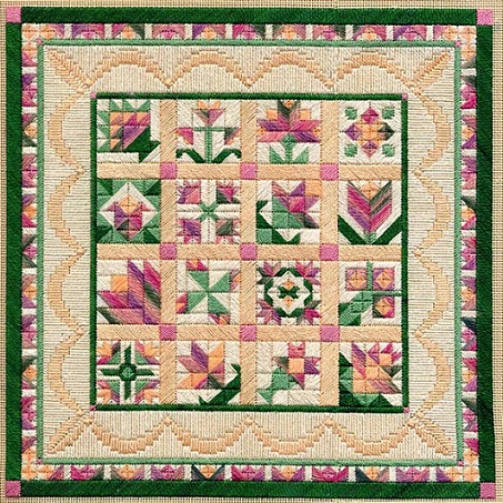 click here to view larger image of Flower Sampler (counted canvas chart)