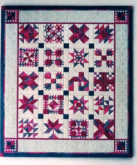 click here to view larger image of Sampler Quilt (counted canvas chart)