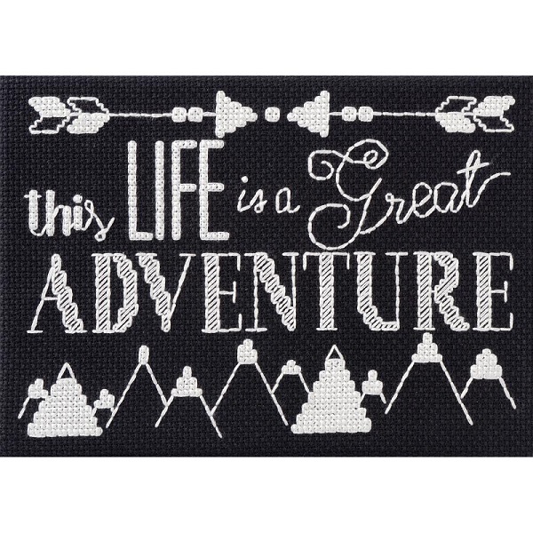 click here to view larger image of My 1st Stitch - Great Adventure (counted cross stitch kit)