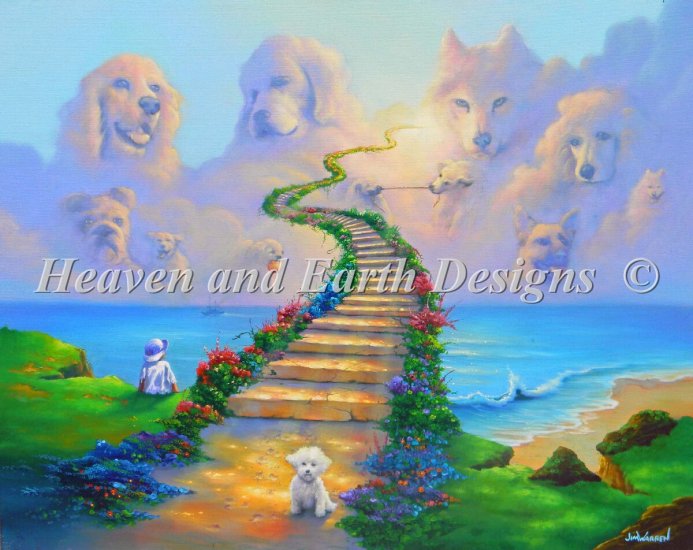 click here to view larger image of All Dogs Go To Heaven/Mini - Jim Warren (chart)
