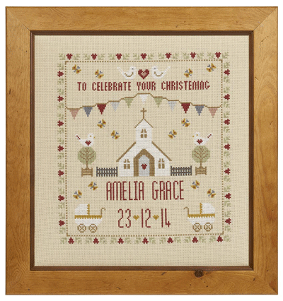 click here to view larger image of Christening Sampler (Chart) (chart)