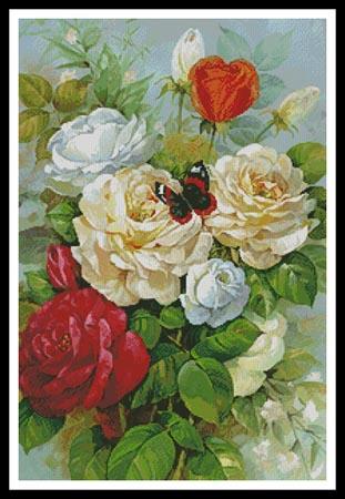 click here to view larger image of Butterfly And Roses  (Don Squires) (chart)
