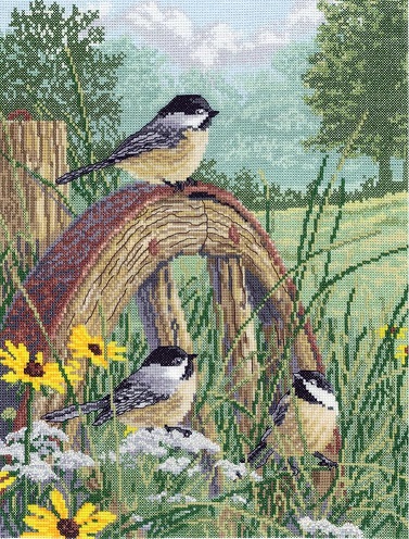click here to view larger image of Meadows Edge (counted cross stitch kit)