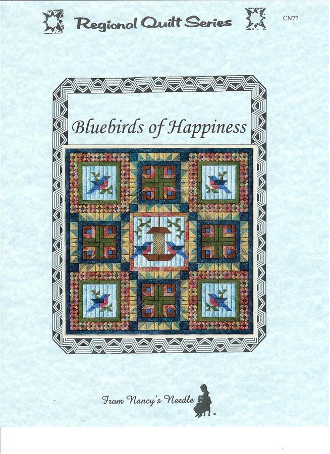 click here to view larger image of Bluebirds Of Happiness (counted canvas chart)