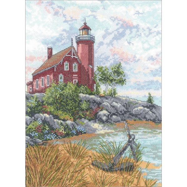 click here to view larger image of Eagle Harbor Light (counted cross stitch kit)