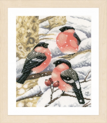 click here to view larger image of Bullfinch by Marjolein Bastin (counted cross stitch kit)