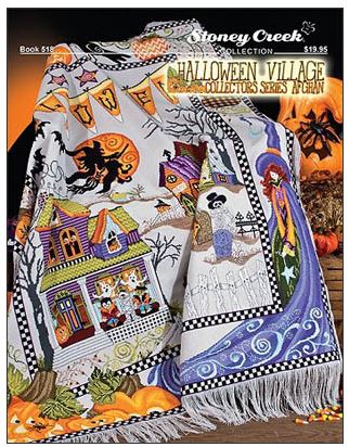 click here to view larger image of Halloween Village Collectors Series Afghan (chart)
