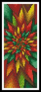 click here to view larger image of Christmas Fractal Bookmark (chart)