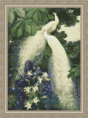 click here to view larger image of White Peacock Garden (chart)
