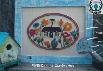 click here to view larger image of Summer Garden House (Punchneedle) (None Selected)