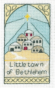 click here to view larger image of Bethlehem - 3pk Christmas Cards (counted cross stitch kit)