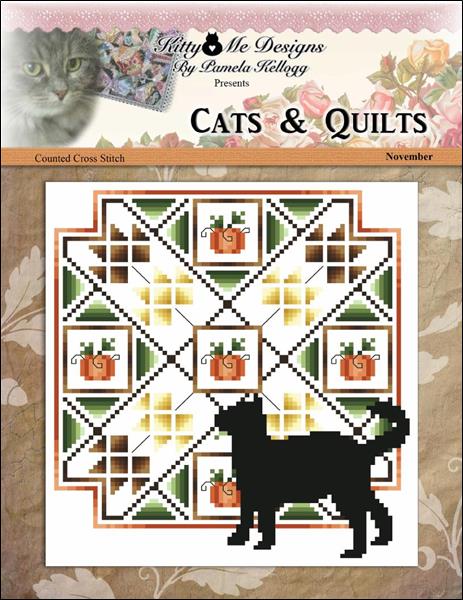 click here to view larger image of Cats And Quilts November (chart)