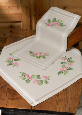 click here to view larger image of Rowan - Table Runner (top) (counted cross stitch kit)