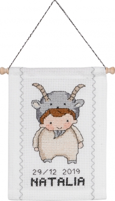 click here to view larger image of Capricorn (counted cross stitch kit)