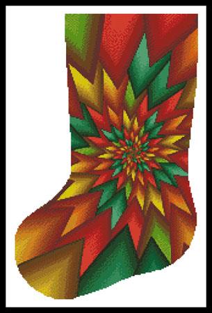 click here to view larger image of Christmas Fractal Stocking (left)  (Christopher Ursitti) (chart)
