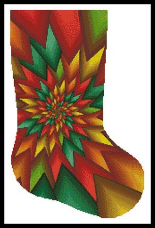 click here to view larger image of Christmas Fractal Stocking (right)  (Christopher Ursitti) (chart)