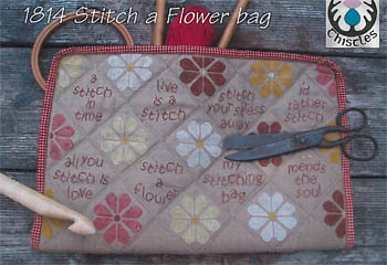 click here to view larger image of Stitch A Flower Bag (chart)