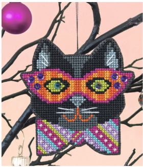 click here to view larger image of Mister Cat Ornament (counted cross stitch kit)