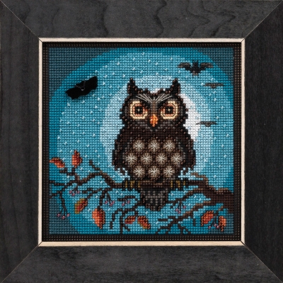 click here to view larger image of Midnight Owl (2019) (counted cross stitch kit)