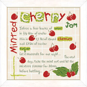 click here to view larger image of Minted Cherry Jam (chart)