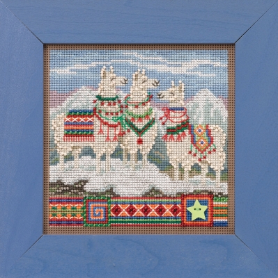 click here to view larger image of Fa La La Llamas (2019) (counted cross stitch kit)