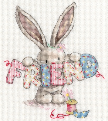 click here to view larger image of Friend (counted cross stitch kit)