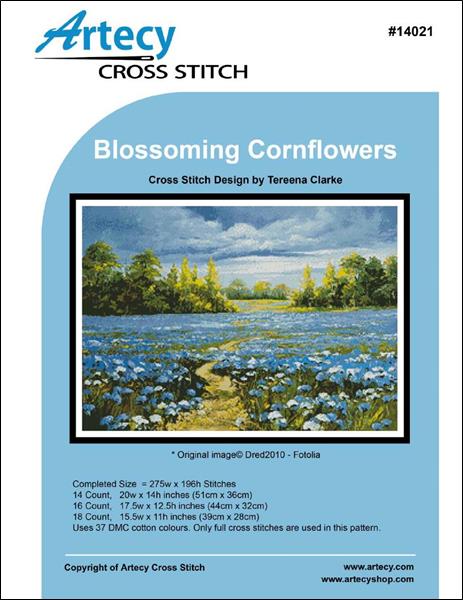 click here to view larger image of Blossoming Cornflowers (chart)