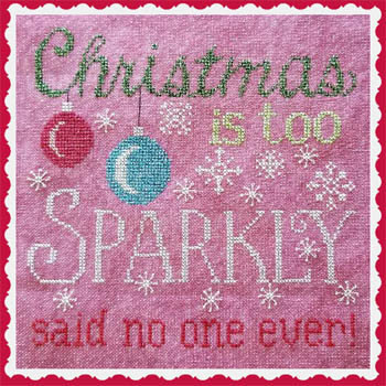 click here to view larger image of Sparkly Christmas  (chart)