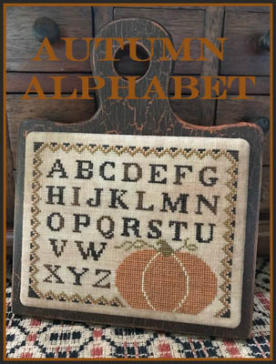 click here to view larger image of Autumn Alphabet (chart)