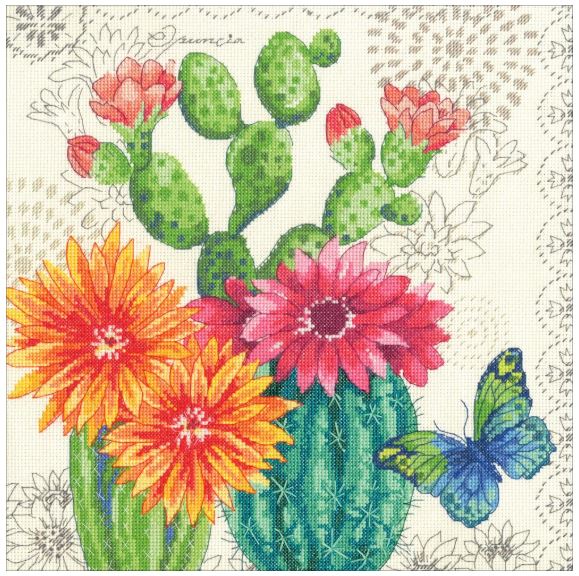 click here to view larger image of Cactus Bloom (counted cross stitch kit)