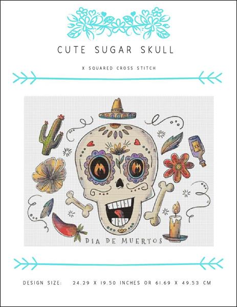 click here to view larger image of Cute Sugar Skull  (chart)