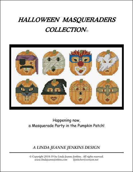 click here to view larger image of Halloween Masqueraders Collection (chart)