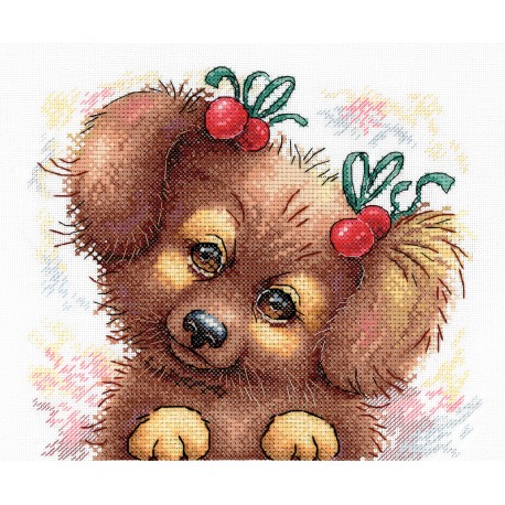 click here to view larger image of Fluffy Beauty (counted cross stitch kit)