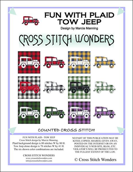 click here to view larger image of Fun With Plaid - Tow Jeep (chart)