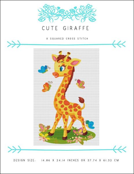 click here to view larger image of Cute Giraffe (chart)