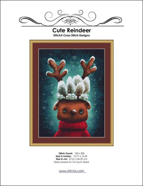 click here to view larger image of Cute Reindeer (chart)